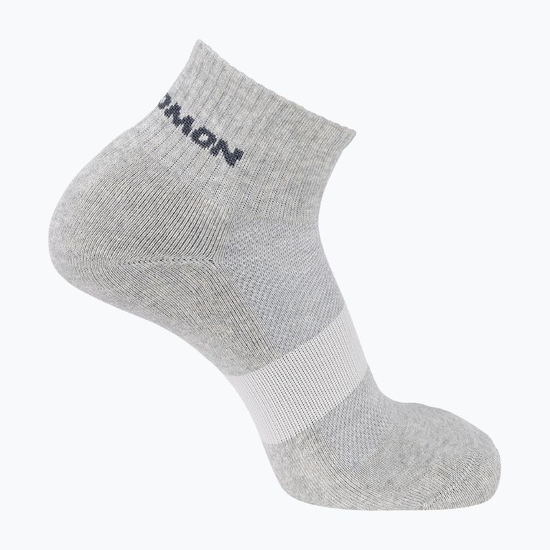 Kojinės Salomon Evasion 2 poros light grey/heather medium 2